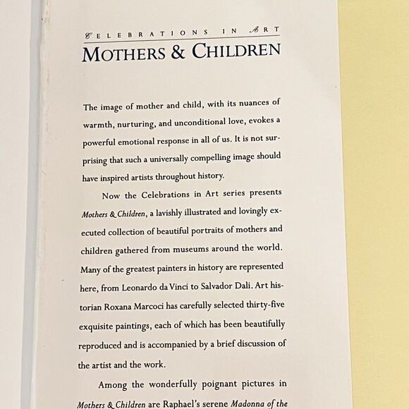 Mothers and Children (Celebrations in Art Series) Marcoci Motherhood Paintings - Picture 3 of 12